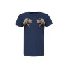Blauwe t-shirt met dino's - Albert blue grey
